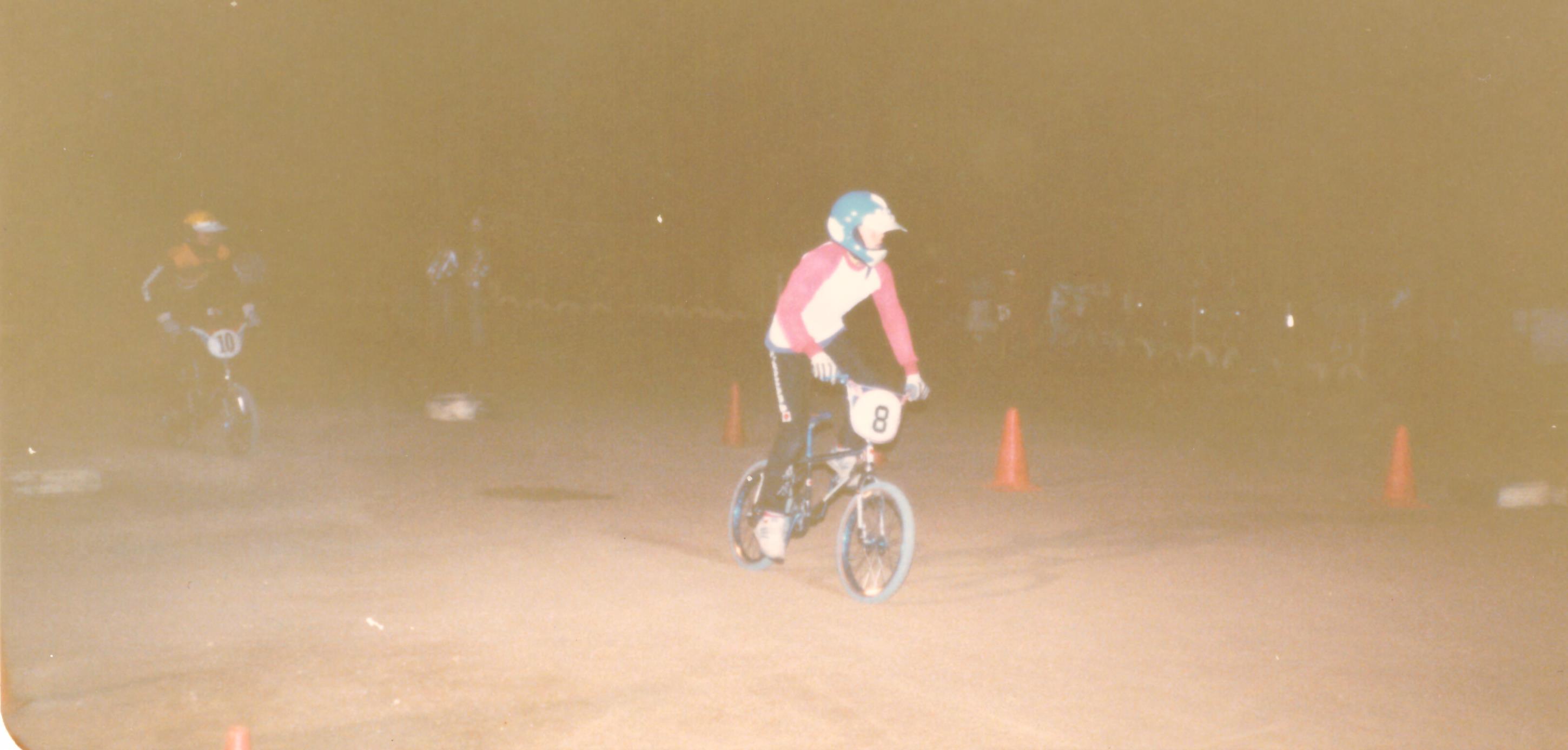 Riding to BMX victory